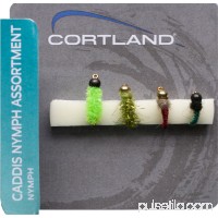 Cortland 4pk Flies, Caddis Nymph Assortment   555503305